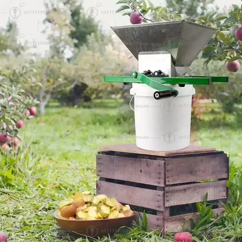 Household fruit and vegetable crusher  crusher Stainless steel hand crank grape peel multi-functional crushing equipment