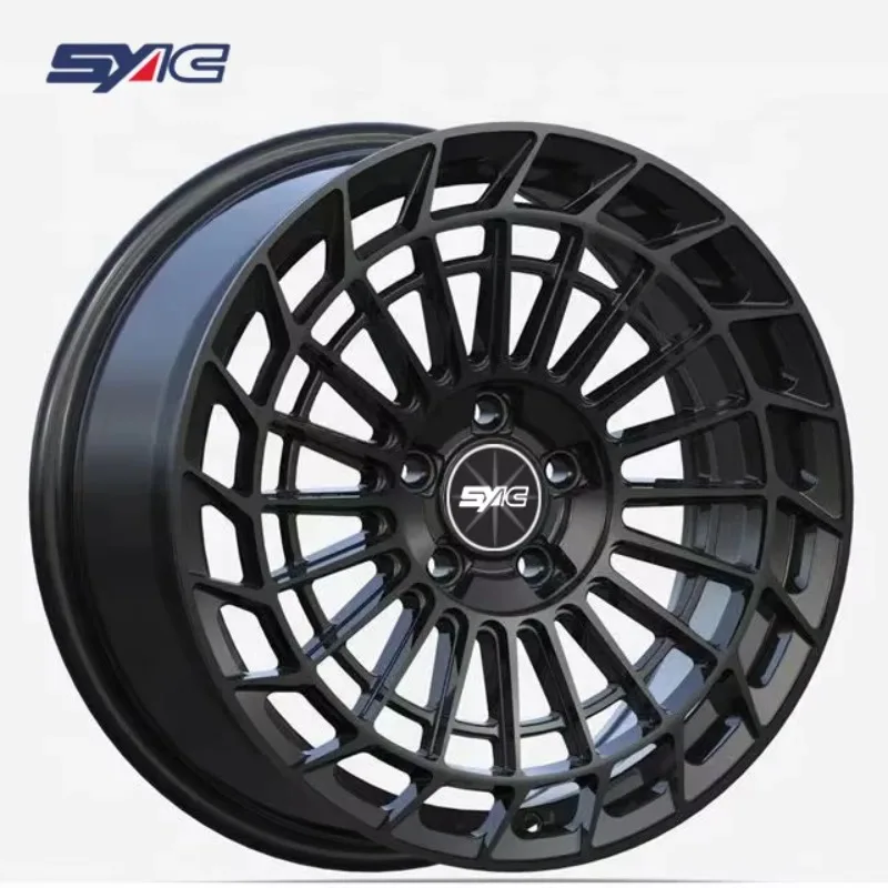 SYAC Factory Direct Sales 17-21 Inch Monoblaock Racing Car Customization Forging Aluminium Alloy Wheel Hub For Retrofit/upgrade