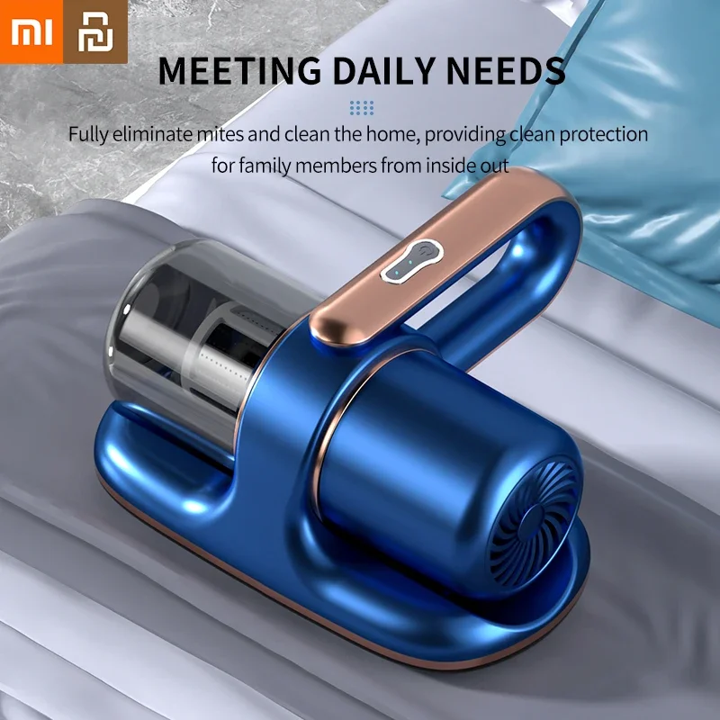 

Xiaomi Youpin Mite remover Stainless Steel Filter Wireless Handheld UV Sterilization Deodorization Cleaner Automatic Double Slap