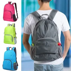 Mochila dobrável ultraleve para homens e mulheres, saco de acampamento, mochila de caminhada, mochila esportiva, montanhismo ao ar livre, viagem dobrável