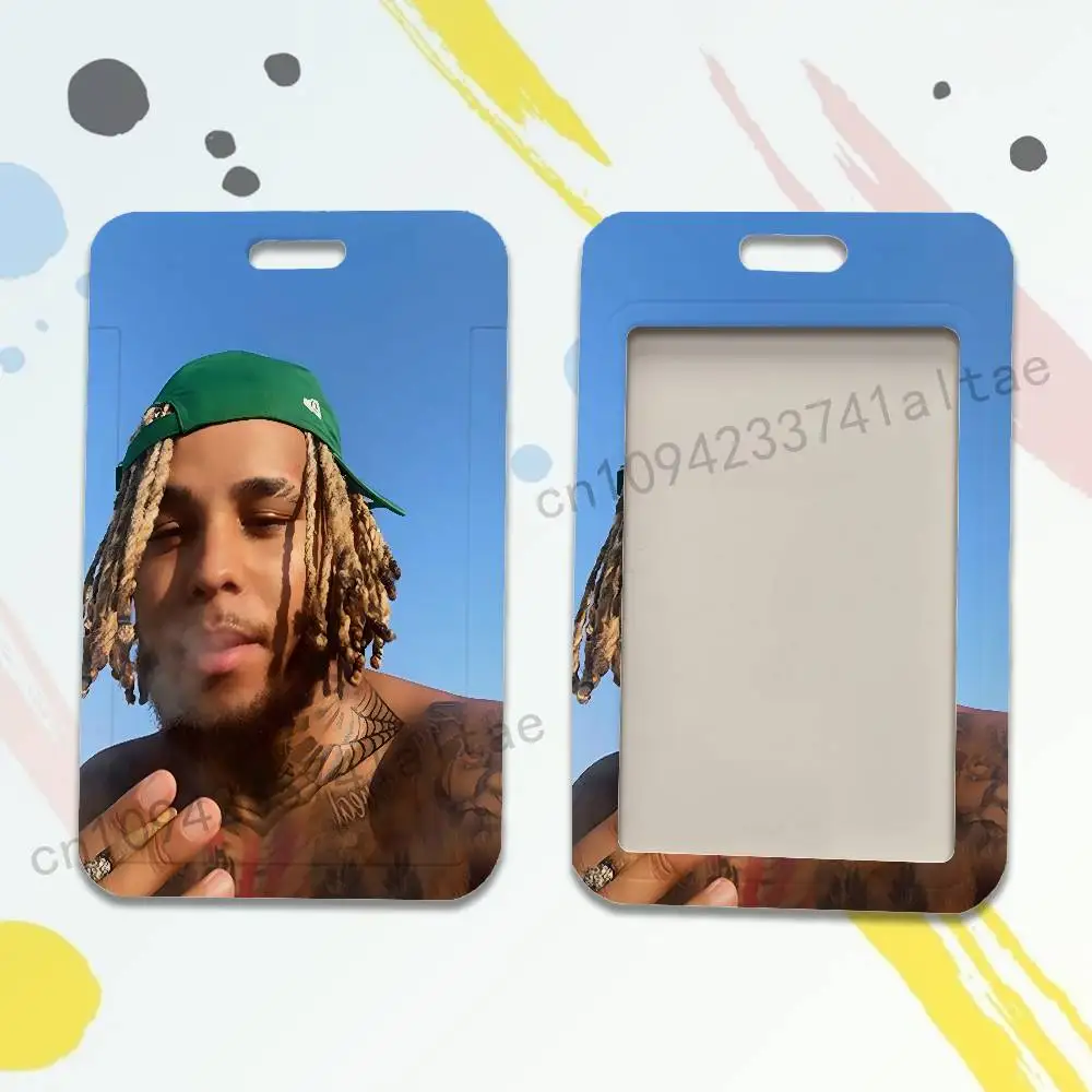 Rapper Z-Zola Badge Holder Pass Bus Work Card Cover Chest Pocket Students Card Holder Small Gift