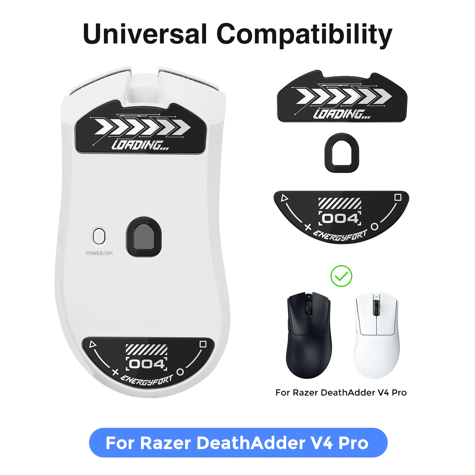 Glass Mouse Skates For Razer DeathAdder V4 Pro Mouse Feet Pads Smooth Durable Game Mice Accessories Slimmer Toughened Glass - Image 2