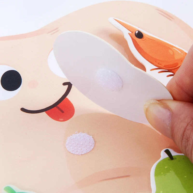 Druk boek voor kinderen Lichaamsstructuurboek Kinderen Vroeg onderwijs Cognitief menselijk lichaam Creatief plakboek Omklapbaar stil boek