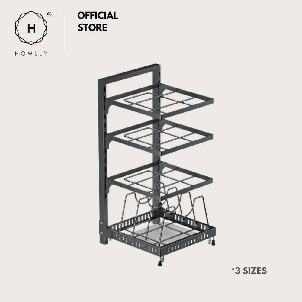 

Homlly Pots and Pans Organizer under Cabinet closet organizer
