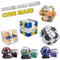 3D Maze Magic Cube Fidgeting Toys Kids Labyrinth Creative Puzzle Intelligence Cube Logical Thinking Anti Stress Educational Toys