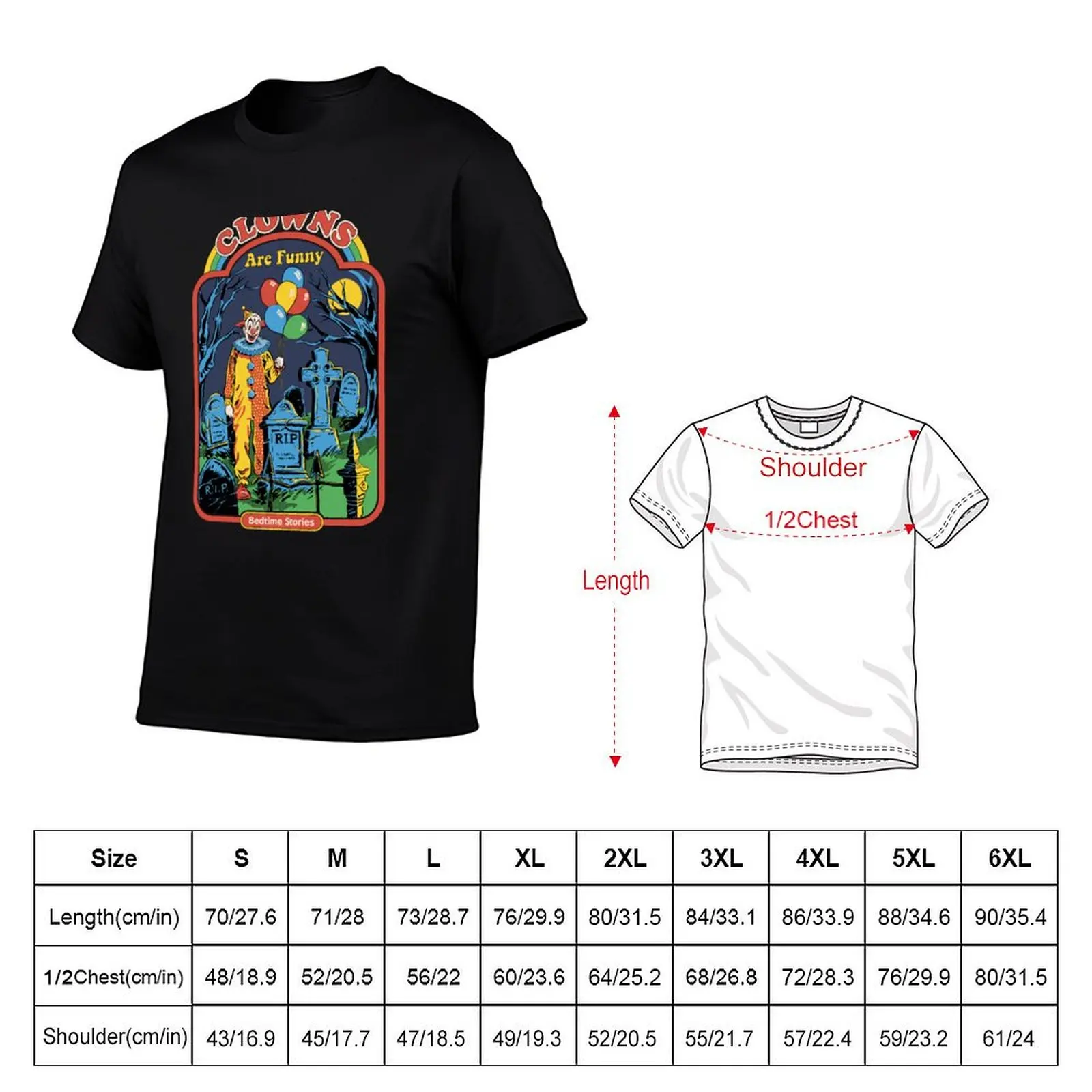 Clowns are Funny T-Shirt Casual Light Summer Short Sleeve Top