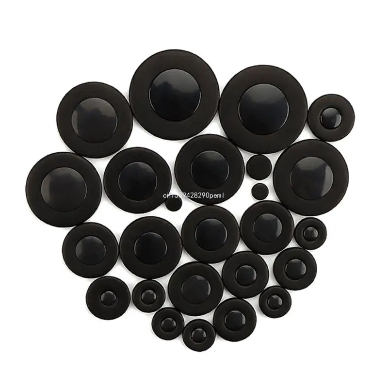 

25Pcs Assorted Size Leather Saxophone Pad Set for Tenors Altos Soprano Saxophone