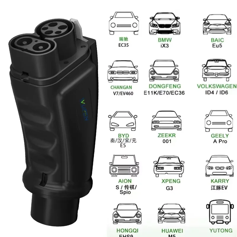 Станция быстрой зарядки WUFEN CCS 1–GBT Адаптер постоянного тока EV Super Charger CCS Combo 1–GBT 250A 250 кВт для автомобиля ZEEKR BYD JAC