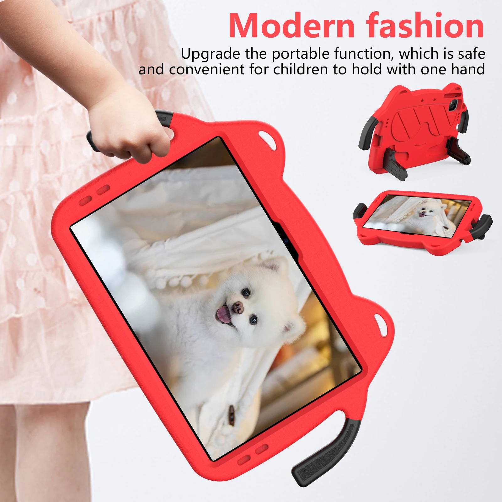 EVA Stand Case Universal for Huawei Honor Pad X8b 2026 X8a 2024 11 inch Model NDL2-W09 NDL-W09 With Hand Holder Cover Shockproof