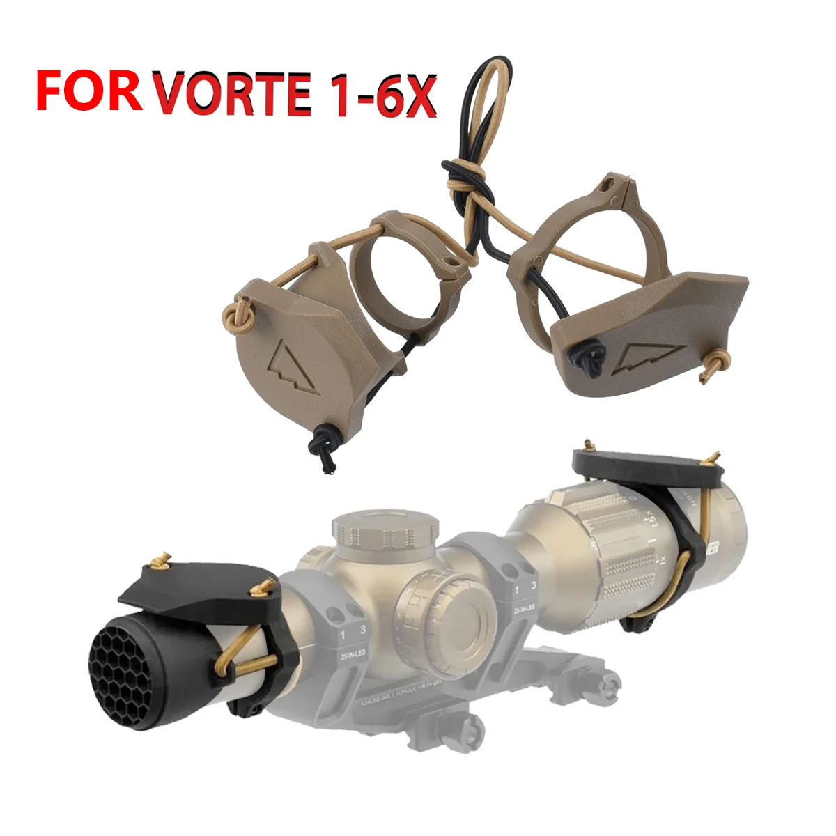 Tactical Optics Lens Protect Covers for VORTE 1-6X M300 M600 Scope Protection Cover Riflescope Flip Up Hunting Gun Accessories