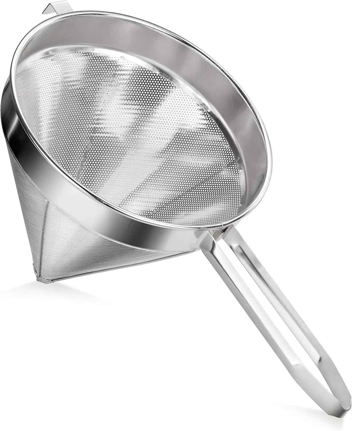 

34257 18/8 Stainless Steel China Cap Strainer, 8-Inch, Fine Mesh