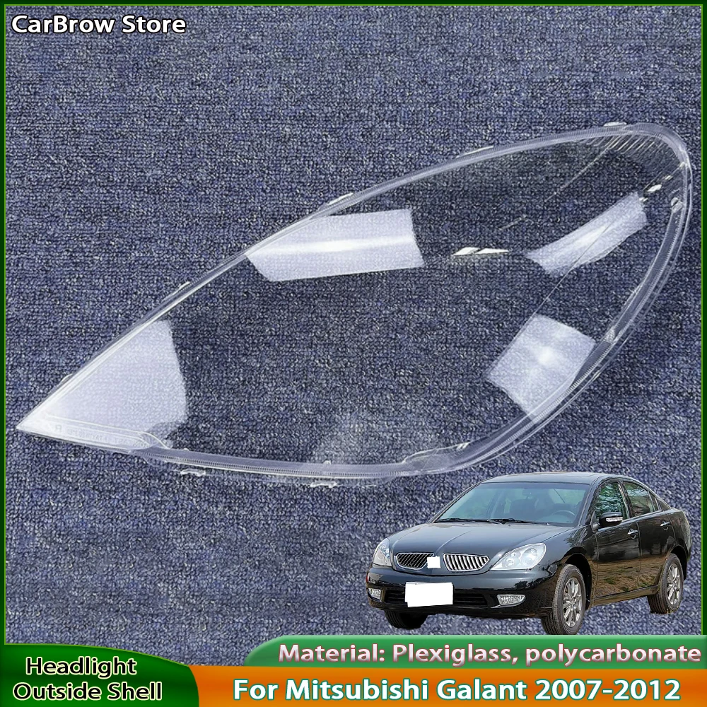 

For Mitsubishi Galant 2007 2008 2009 2010 2011 2012 Car Headlight Cover Lampcover Lampshade Lamp Lens Case Auto Light Caps
