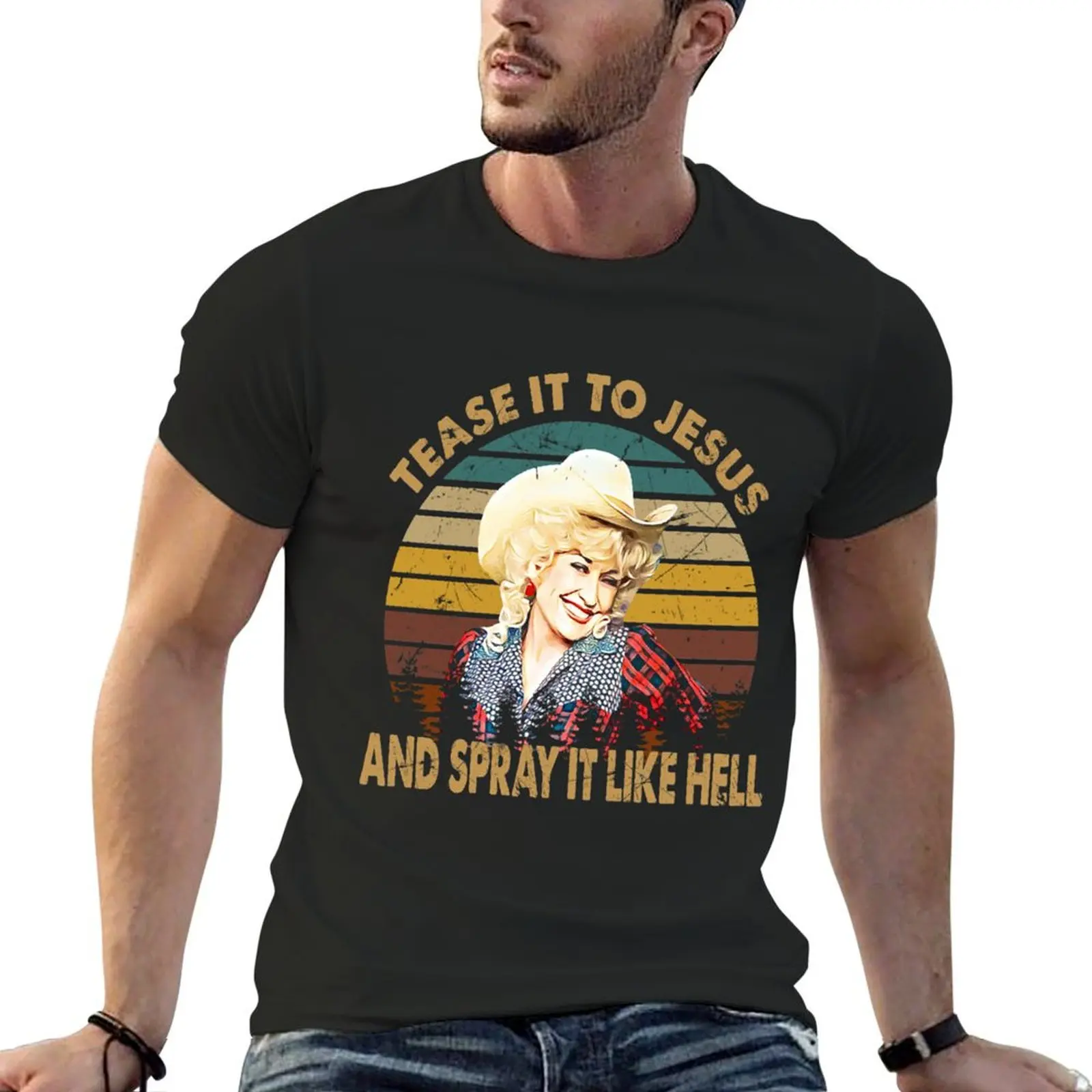 vintage tease it dolly gift parton for lovers T-Shirt oversized t shirt shirts graphic tees cute clothes graphics men t shirt