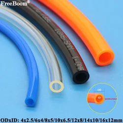 2/5/10M 4mm 6mm 8mm 10mm 12mm 14mm Air Hose Pneumatic Tube Pipe PU Hoses For Compressor Polyurethane Tubing 8x5mm 6x4 PNEUMATiC