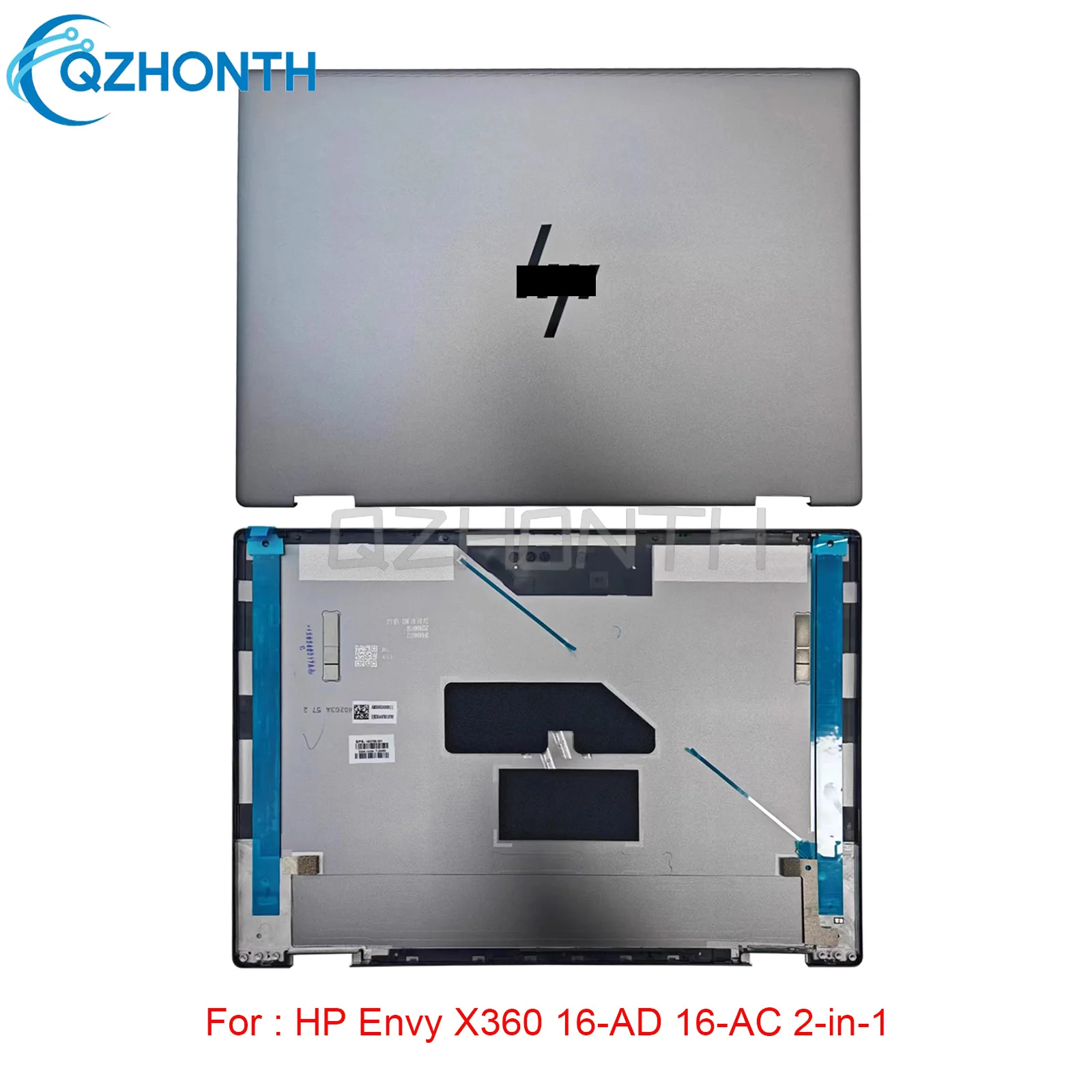 New LCD Back Cover Rear Lid For HP Envy X360 16-AD 16-AC 2-in-1 N86657-001 N93766-001 16