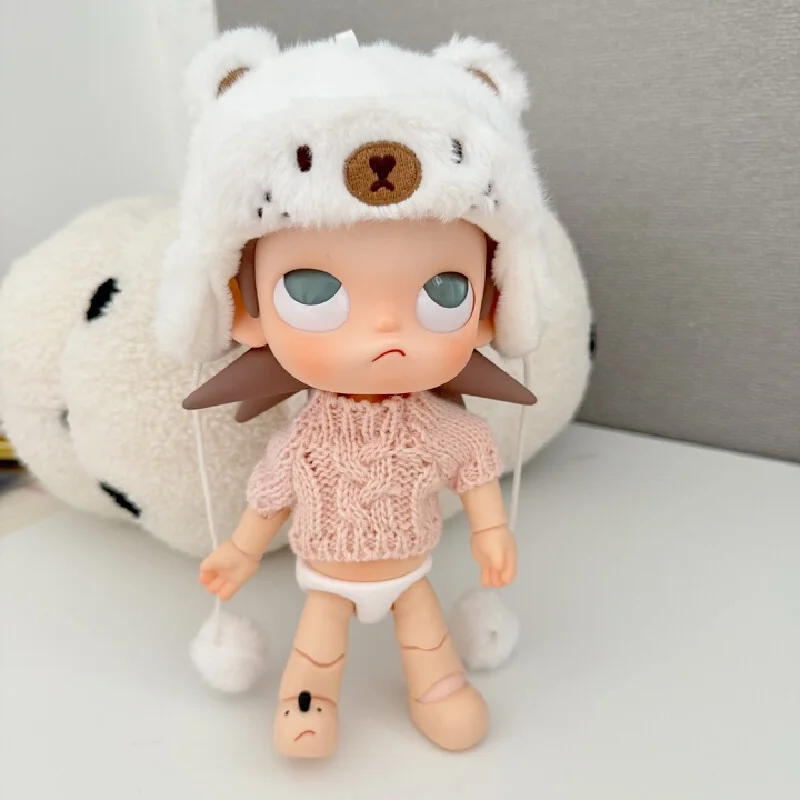 

【Only Baby Clothes】Zsiga Baby Dolls - These adorable dolls come with a white bear head cap and fur clothing.
