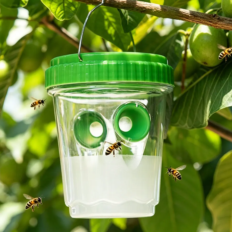 Outdoor  Wasp Trap, Waterproof Garden Mosquito Killer, Reusable Fruit Fly Trap, Safe And Non-Toxic Insect Bee Trap