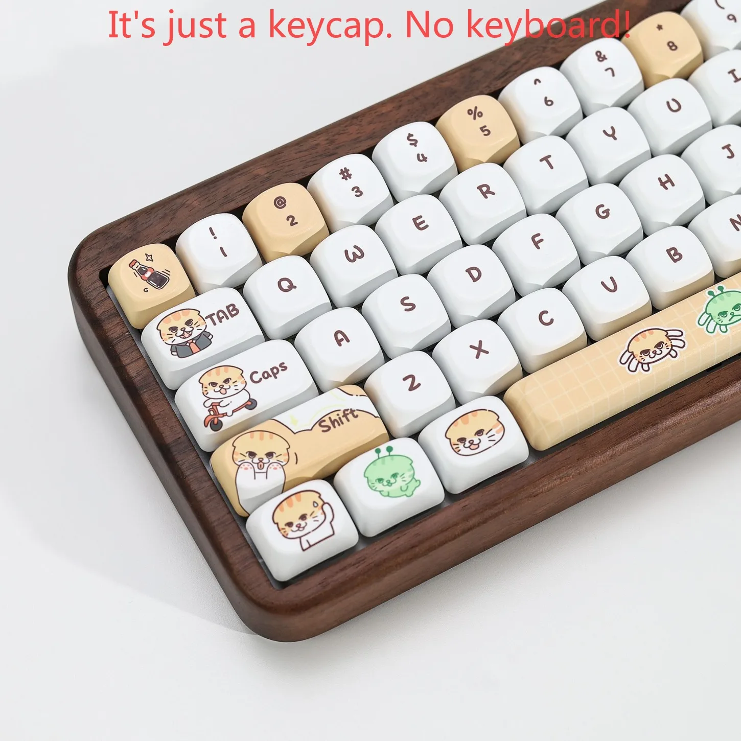 133 Keys KOA Profile PBT Keycaps Cute Cat Pattern for 61 75 84 108 Mechanical Keyboard