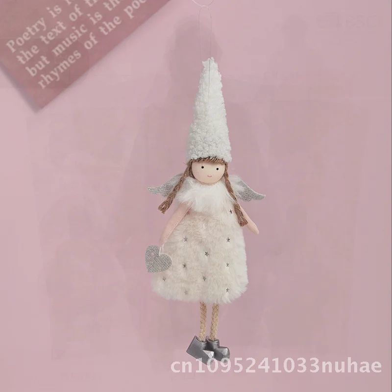 

Angel Doll Plush Pendant Handcrafted Christmas Tree Decoration for Little Girls Cross-Border Hot-Selling Festival Decor