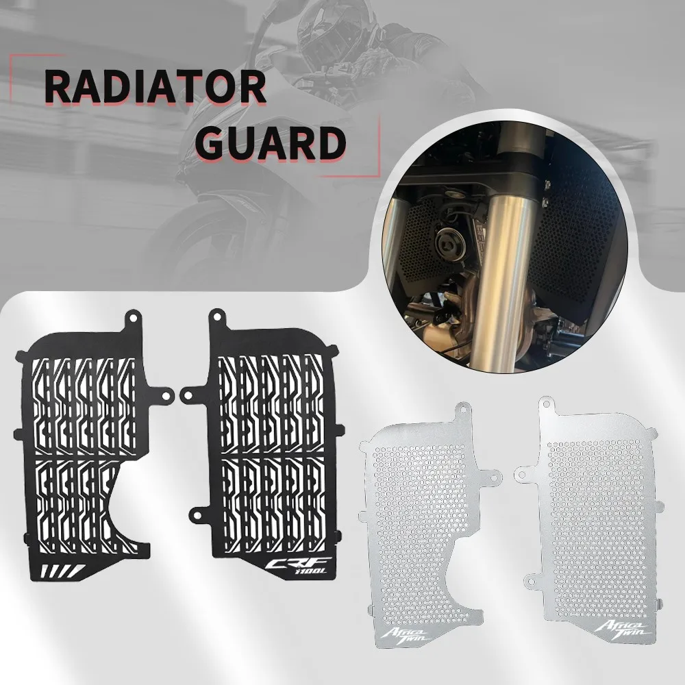 

2025 2024 Radiator Guard For Honda Africa Twin CRF1100L CRF1100 Adventure Sports 2020-2025 Protector Grille Cover 2023 2022 2021