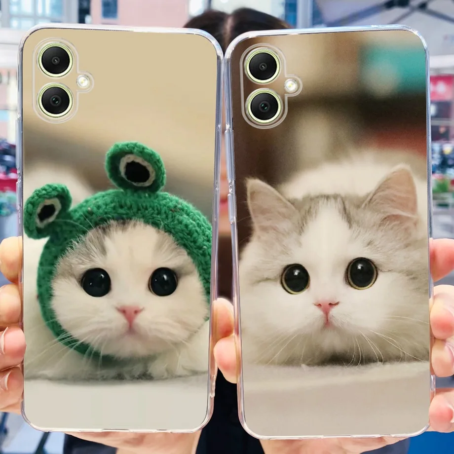 For Samsung A04e A04s A04 Case Slim Soft TPU Rubber Coque Shell Dinosaur Cute Cat Funda For Samsung Galaxy A04s a 04 e Bumper