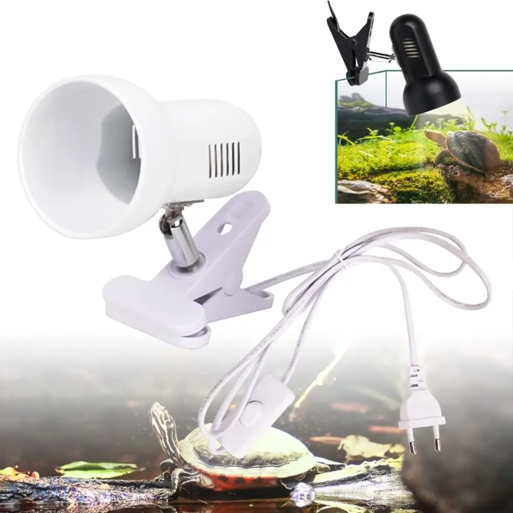 Metal Clamp Clamp Light 360 Rotatable E27 Socket Reading Lamp Switch Control Frosted Lamp Night Reading Lamp UVB Lighting
