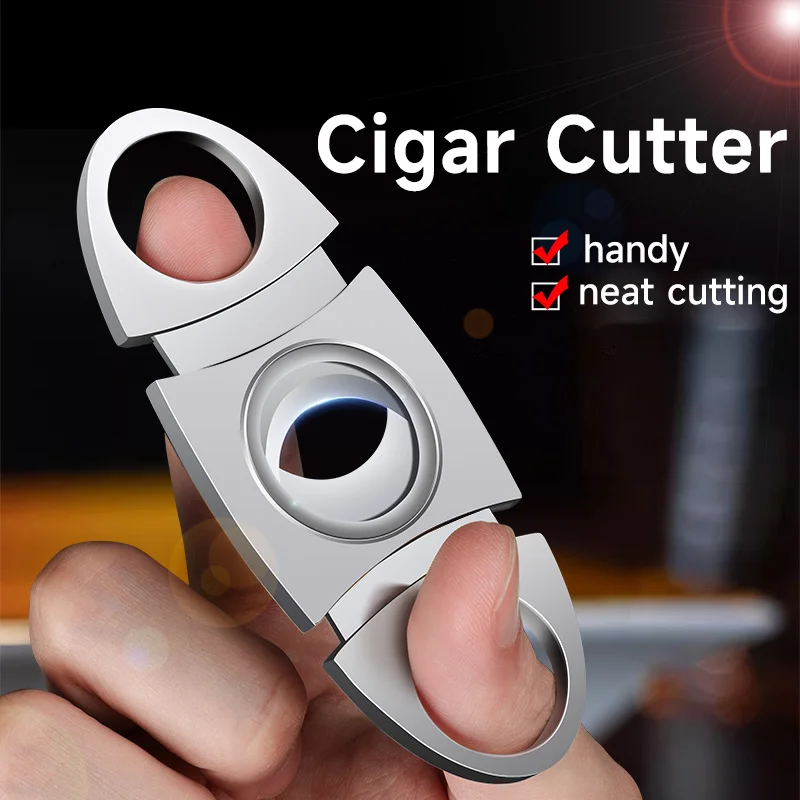 

JOYO Stainless Steel Cigar Cutter Metal Classic Cutter Cigar Scissors Gift Puncher Cutting Knife Cigar Accessory