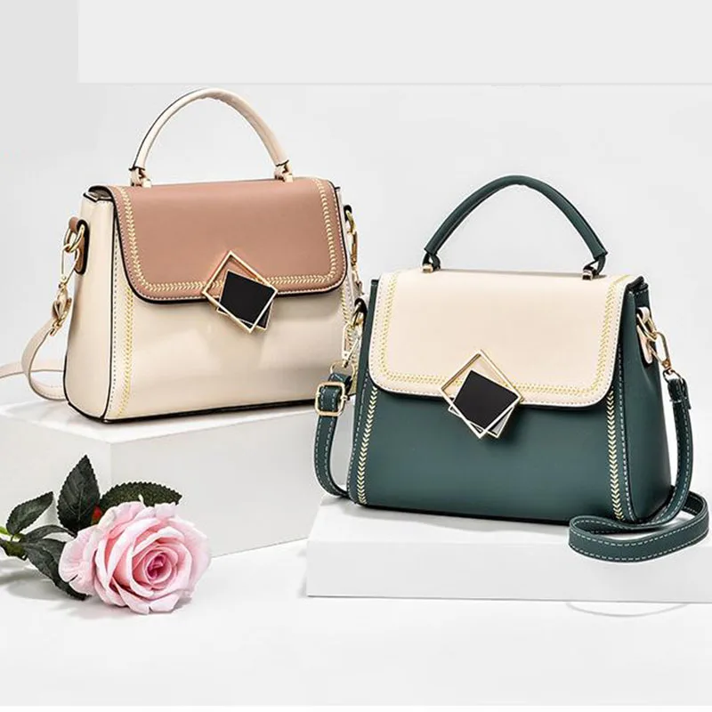 Neue Umhängetasche für 2024 Damen Leder Damen handtaschen Mode große Kapazität lässige Handtasche Single Shoulder Umhängetasche