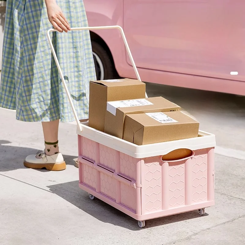 cute-portable-shopping-cart-lightweight-trolley-cargo-moving-car-attractive-pull-rod-car-handy-household-cart