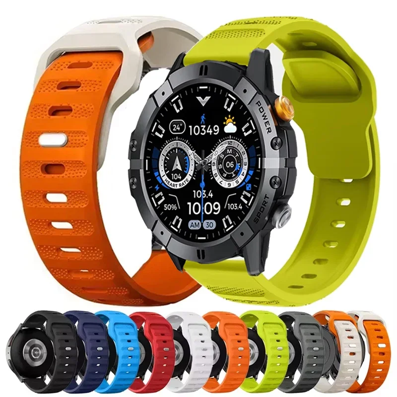 22mm Sport Silicone Strap For CUBOT C29 Band Smartwatch Replacement Bracelet For CUBOT C28 C29/Cubot GT 3 Wristband Accessories