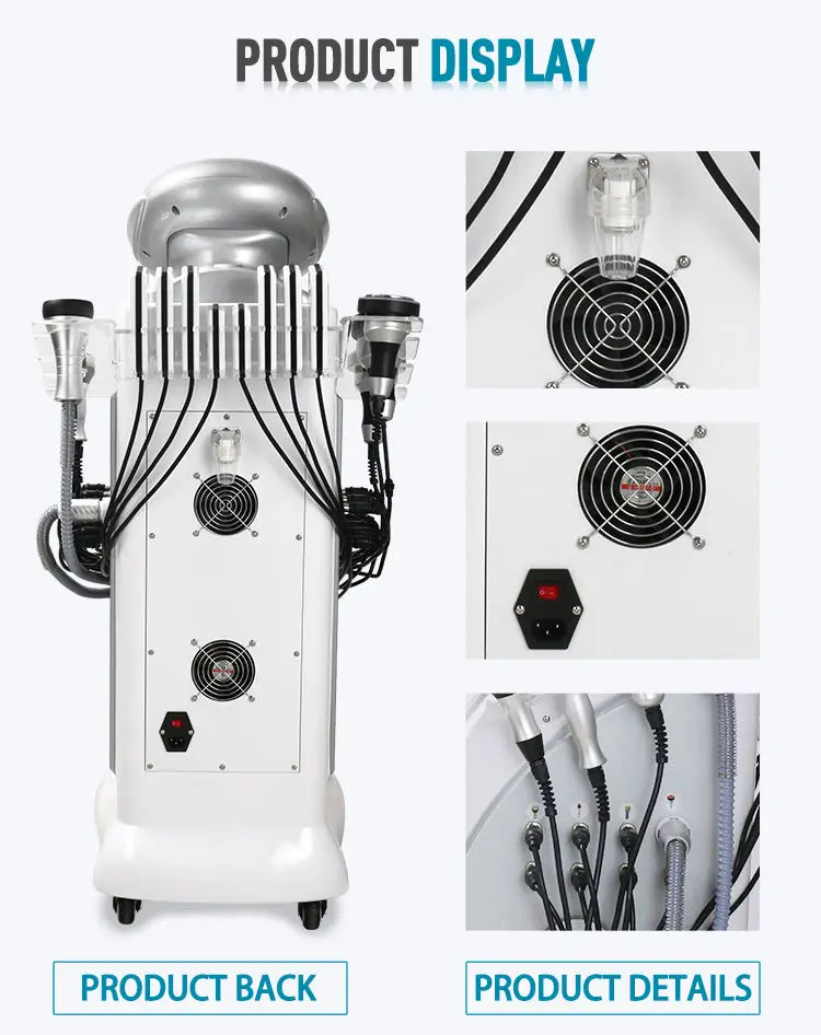 for Face Slimming and Firming Beauty Machine Professional 80K Cavitation Vacuum Bipolar RF