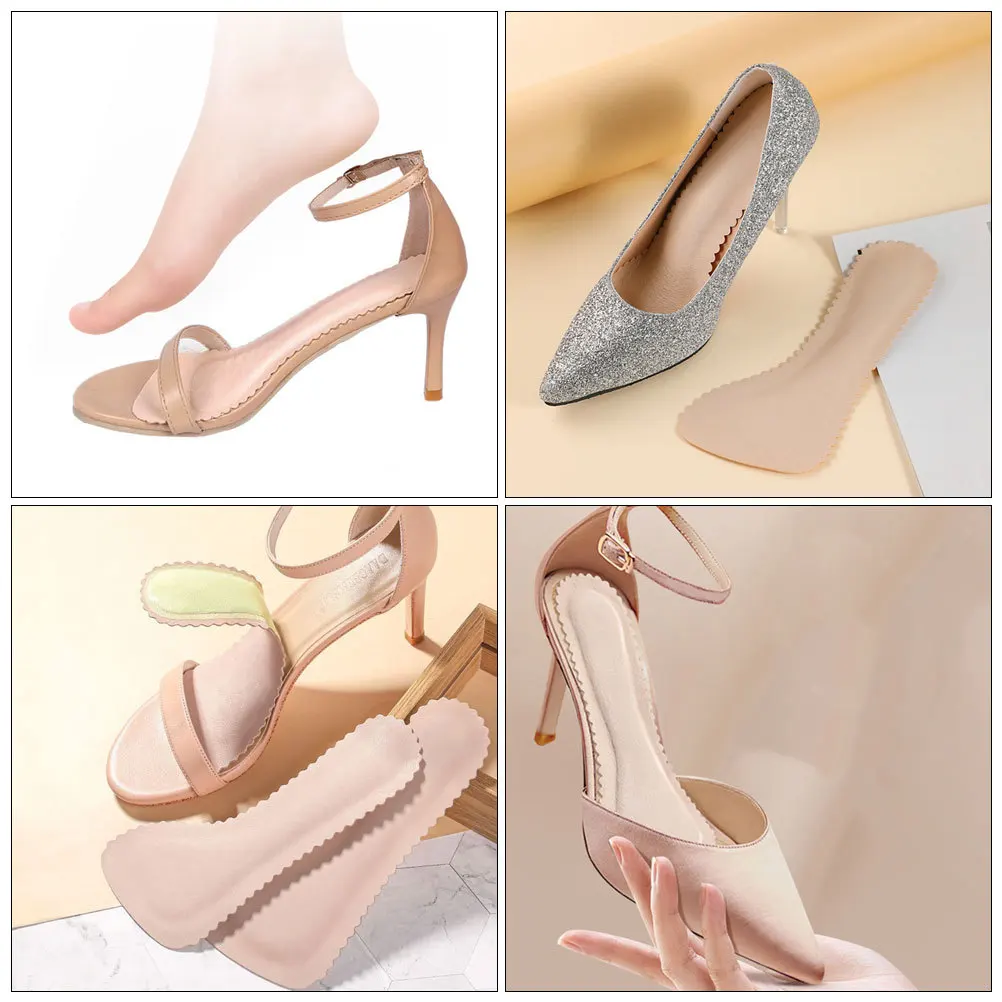 

2pcs Shoe Insoles For Women Ultrathin Self Adhesive High Heel Inserts 37-38 Size Sandals Flats Pumps Boots Invisible Ball Of