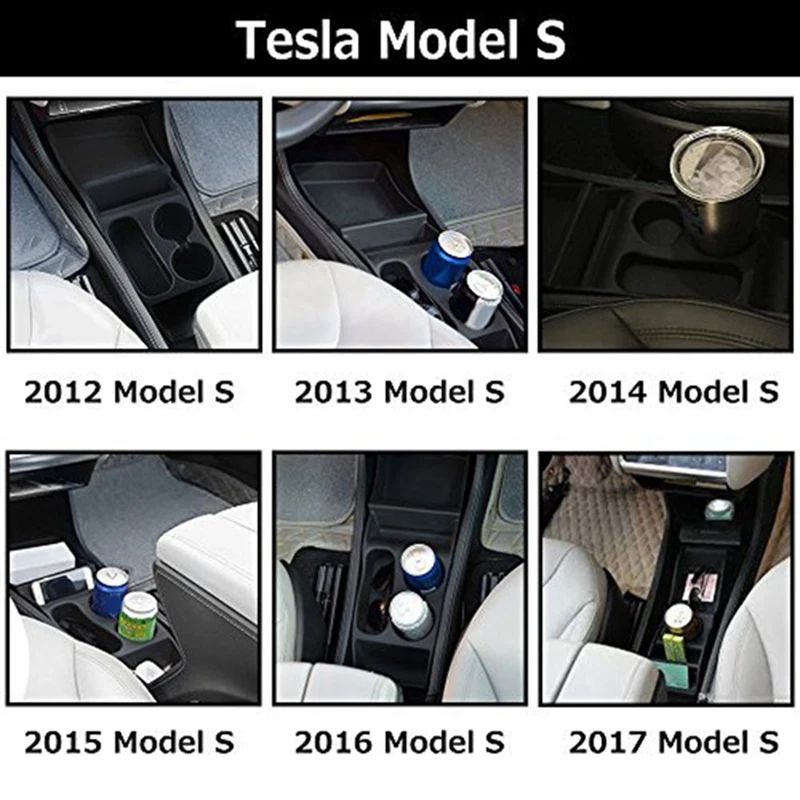 Car Silicone Storage Box Console Container Center Insert Box For Tesla Model S 2012-2017