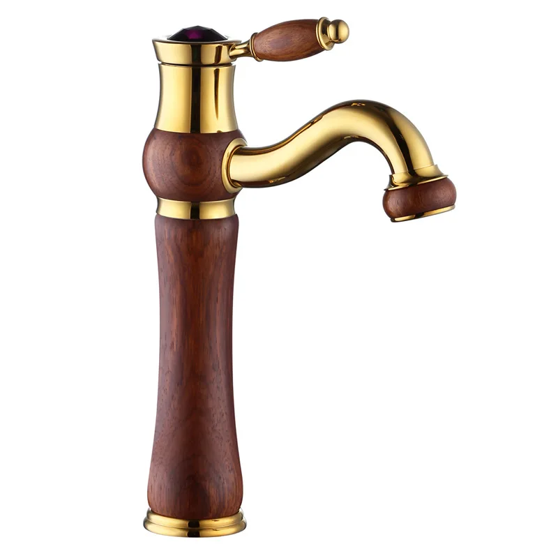 Full Copper Archaize Basin Faucet Two-piece Toilet Washing Basin Faucet Mt2011 Single-hole Cold Hot BatWater