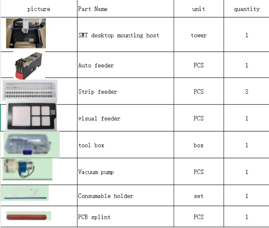 Small desktop placement machine  automatic dual vision research and development PCB proofing,  equipment customizati