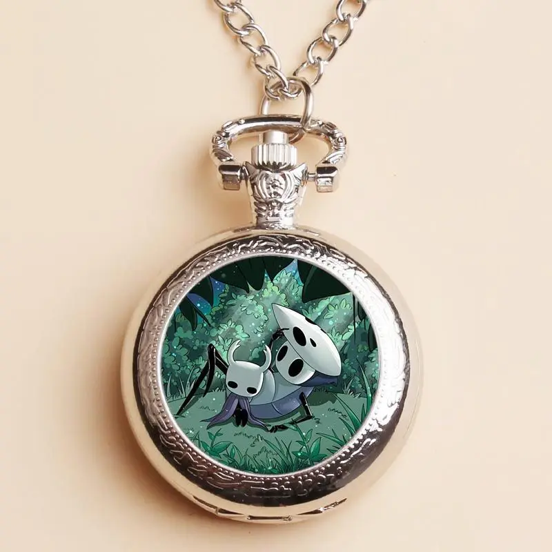 جوفاء فارس لعبة الطرفية فارس Noctilucent ساعات الجيب أنيمي ساعة قلادة عيد الميلاد هدية عيد ميلاد