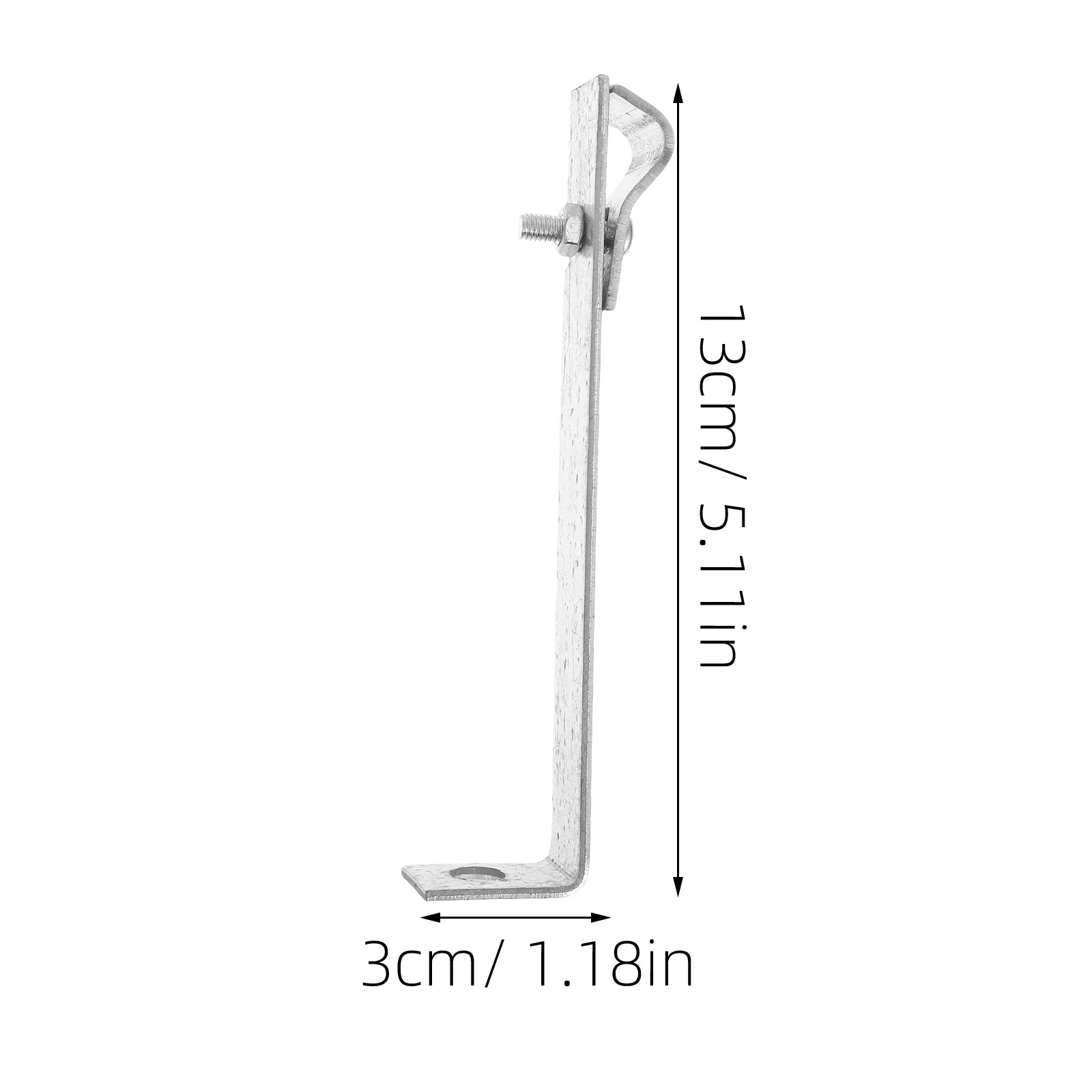 10 قطعة بين قوسين الحماية المجلفن على شكل حرف L دعامة دعم الزاوية اليمنى لتأريض إدارة كابلات الألواح الشمسية