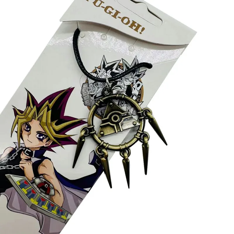 ¡8 tipos de Anime yu-gi-oh! Yugi Muto Marik ISTAR Ishizu Cosplay Metal colgante collar accesorio Cosplay figura de juguete