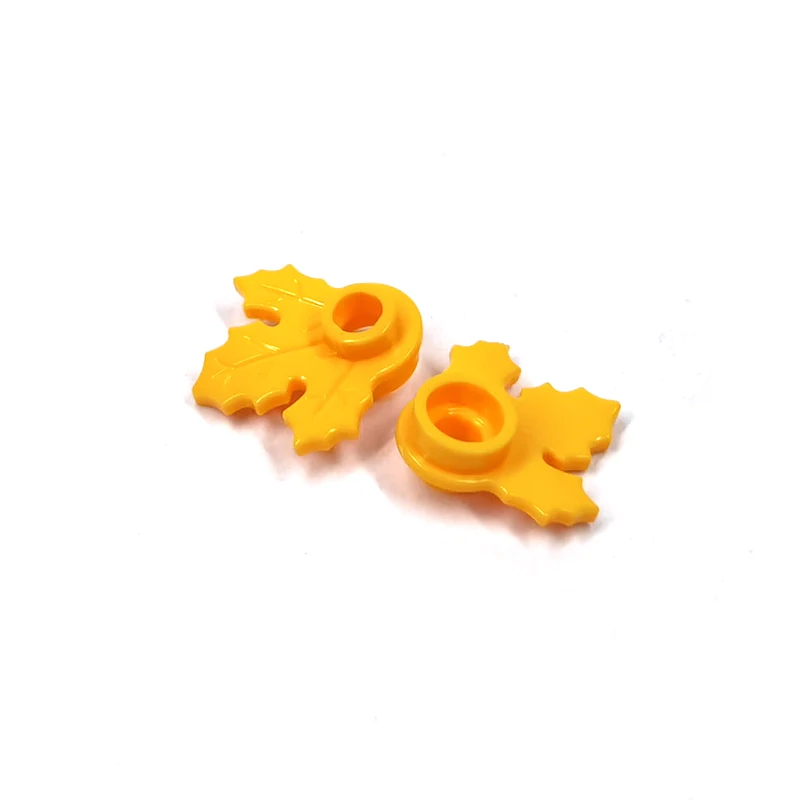 MOC Plant Building Blocks Maple Leaves Fall Garden City Street View Accessories Bricks Toys Kids Gift