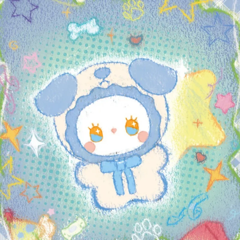 ما قبل البيع لمدة 60 يومًا MJStudio Emma Fuzzy Family Squishy Family صندوق مخفي من الفينيل صندوق لغز هدية دمى Caixa Caja #2