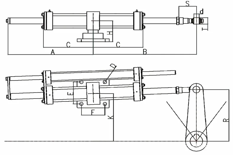 Marine Yacht Parts Hydraulic Cylinder CG60