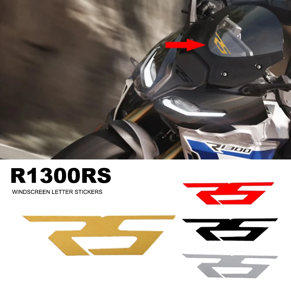 

For BMW R1300RS R 1300RS 2025 2026 Logo Sticker New Motorcycle Accessories Decal Windscreen letter stickers