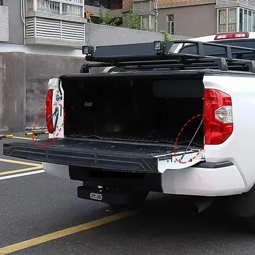 Imagen 2 del producto Asistencia para puerta trasera de coche, soporte de elevación de maletero trasero, amortiguadores, resortes de Gas para Toyota Tundra, asistencia para puerta trasera 2007-2019, accesorios