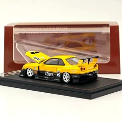 Street Weapon&Time Micro 1/64 Car  GT-R ER34 LBWK Wide Body Simulation Alloy Car Model