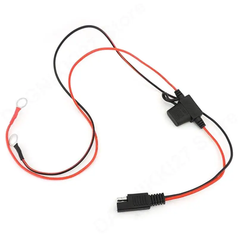 O-type Terminal to SAE Plug Line Automotive DIY Cable Connector 18AWG about 68cm Battery SAE DIY Cable Professional DC Power V27