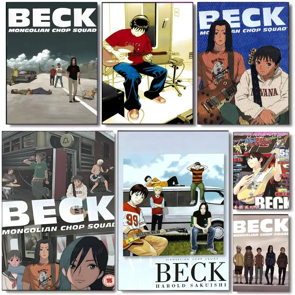 Anime B-BECK Mongolian Chop Squad Poster Wall art print art suitable for living room bedroom bar parlor home decor gift