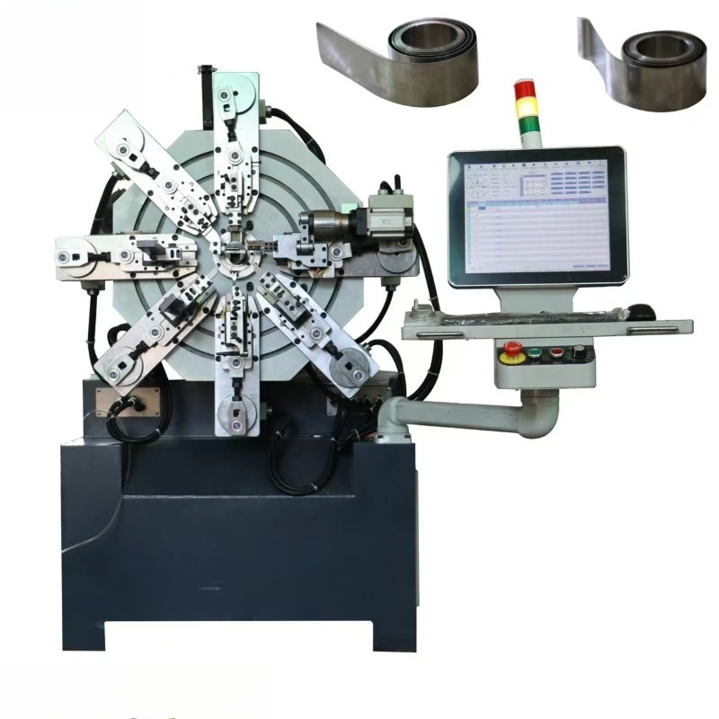 Camless spring machine produces scroll spring CNC computer spring machine equipment