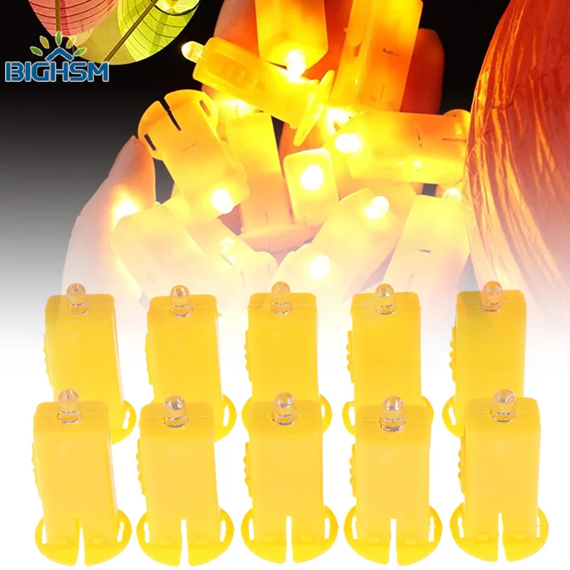 LEDペーパーランタンウィックスバルーン、電池式ミニチュアライト、結婚式や誕生日パーティーの装飾、10個