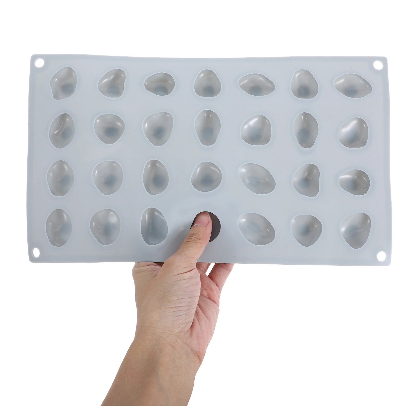 Silicone Chocolate Mold Stone Shape Creative Non-Stick Mold for Baking Cake Cookie Candy Making Stone Silicone Mould