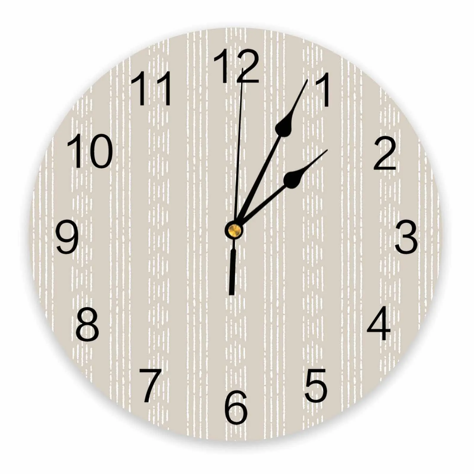 

Bohemian Vintage Farmhouse PVC Wall Clock Bedroom Decoration Wall Clock Modern Design Home Decore Wall Digital Clock